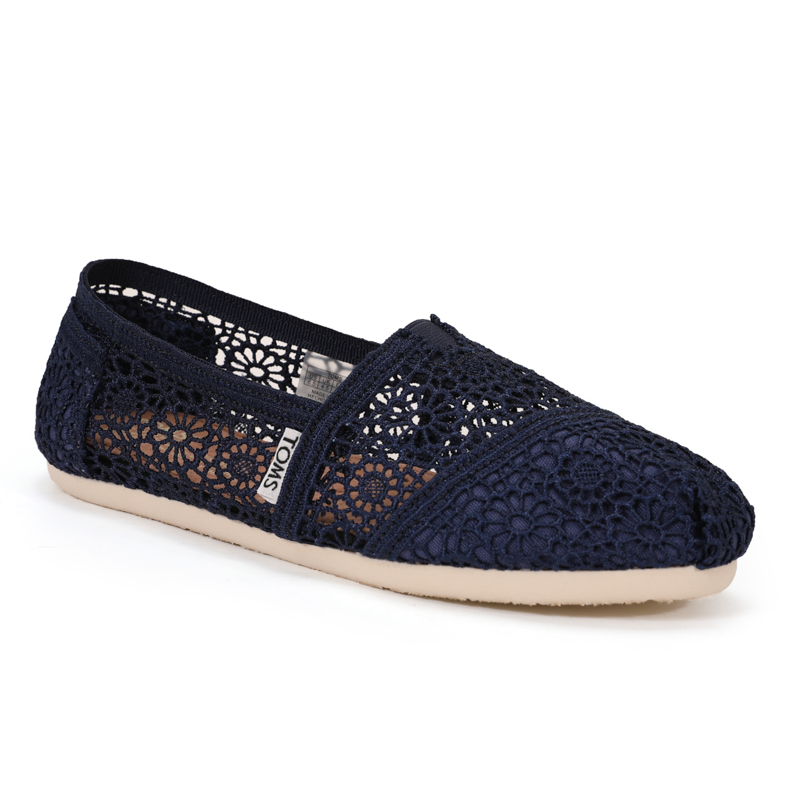 (image for) Toms 台灣花邊蕾絲藍色經典女款