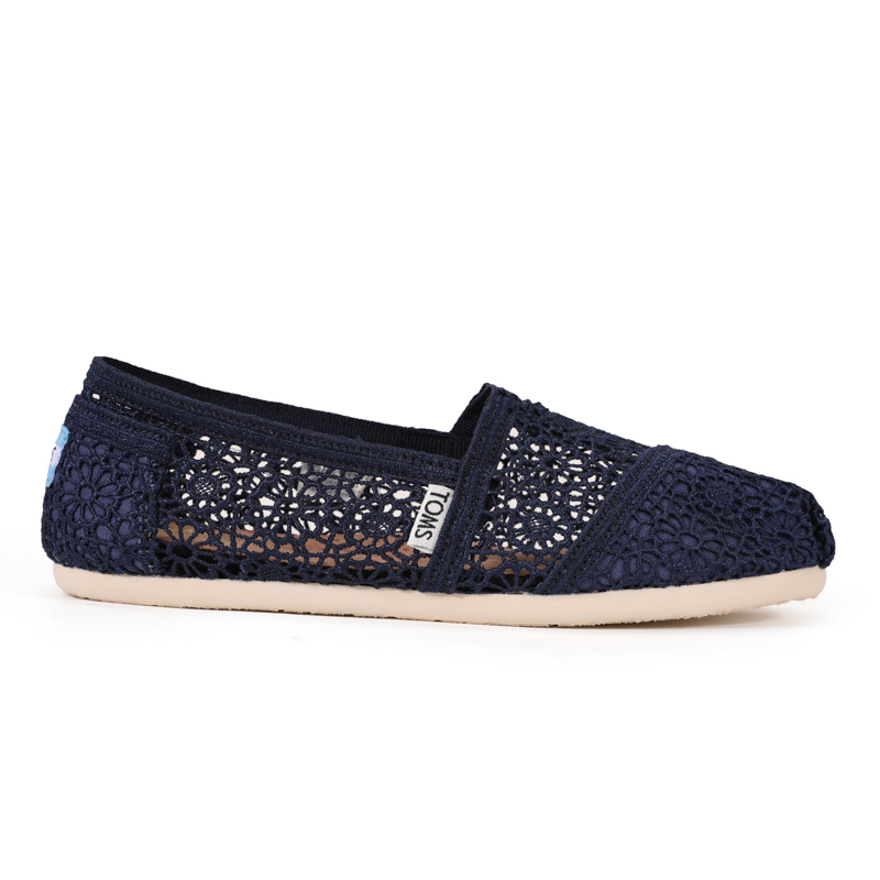 (image for) Toms 台灣花邊蕾絲藍色經典女款