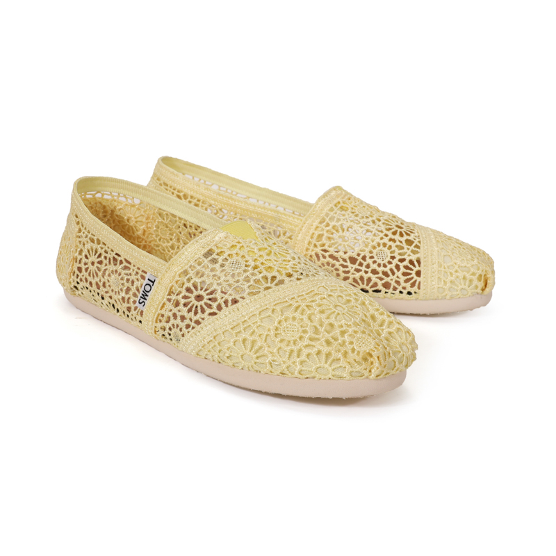 (image for) Toms 台灣花邊蕾絲黃色經典女款