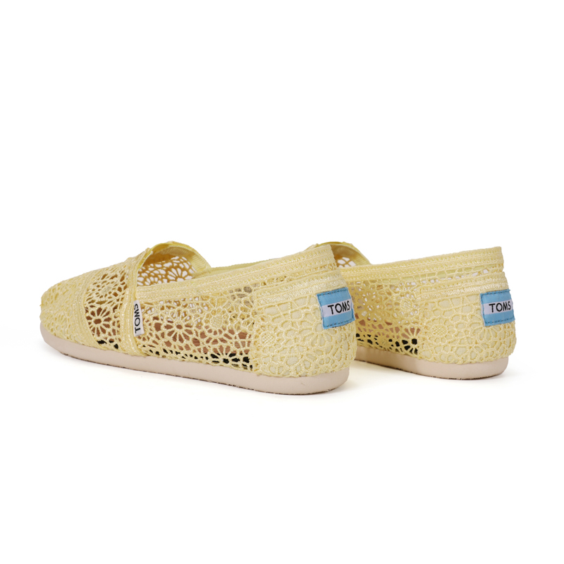 (image for) Toms 台灣花邊蕾絲黃色經典女款
