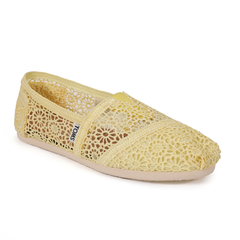 (image for) Toms 台灣花邊蕾絲黃色經典女款