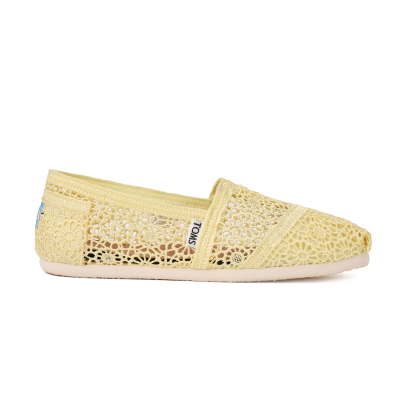 (image for) Toms 台灣花邊蕾絲黃色經典女款