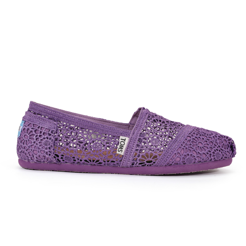 (image for) Toms 台灣花邊蕾絲紫色經典女款