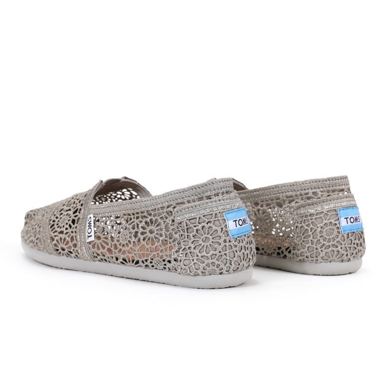 (image for) Toms 台灣花邊蕾絲灰色經典女款