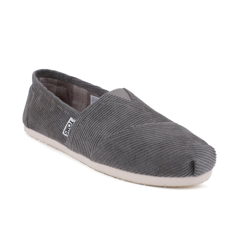 (image for) Toms 台灣绒布灰色灯芯绒經典男款