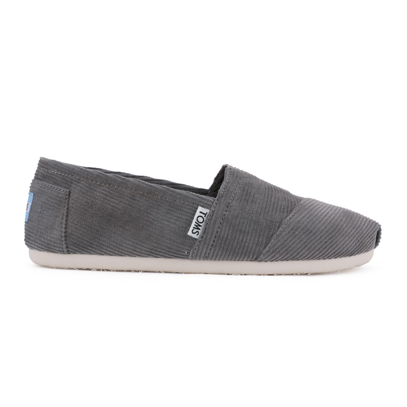(image for) Toms 台灣绒布灰色灯芯绒經典男款