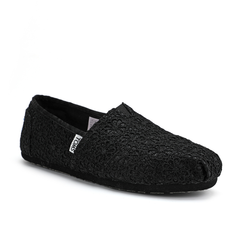 (image for) Toms 台灣花邊蕾絲格麗特黑色經典女款