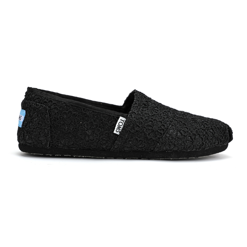 (image for) Toms 台灣花邊蕾絲格麗特黑色經典女款