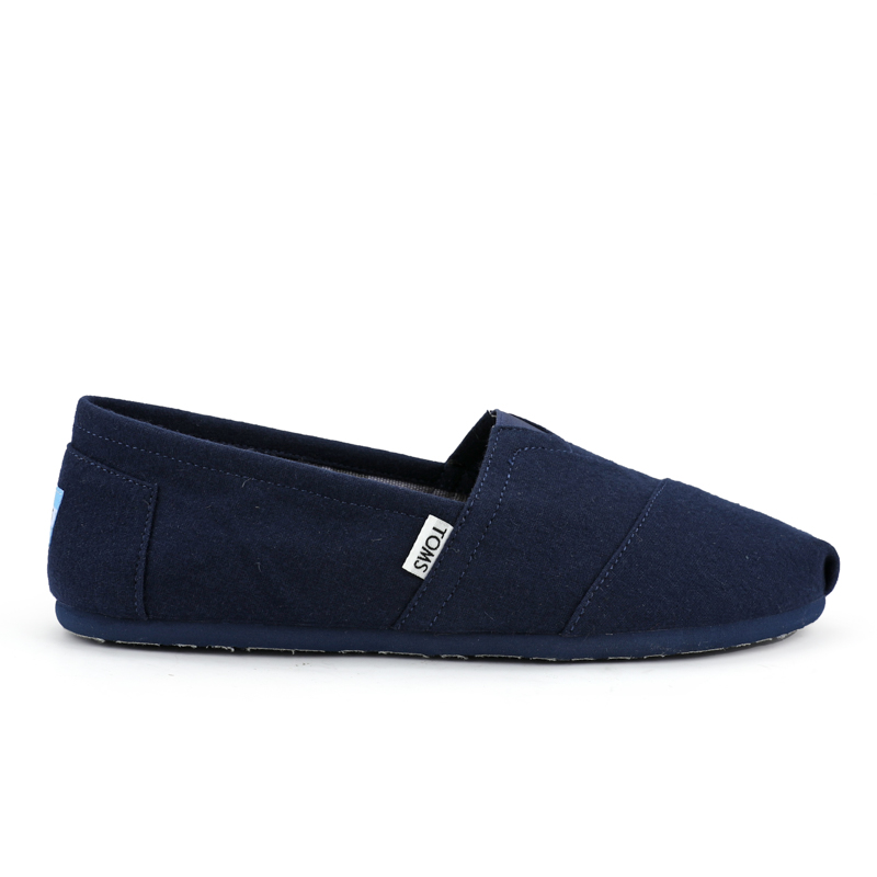 (image for) Toms 台灣绒布藍色法蘭絨經典男款