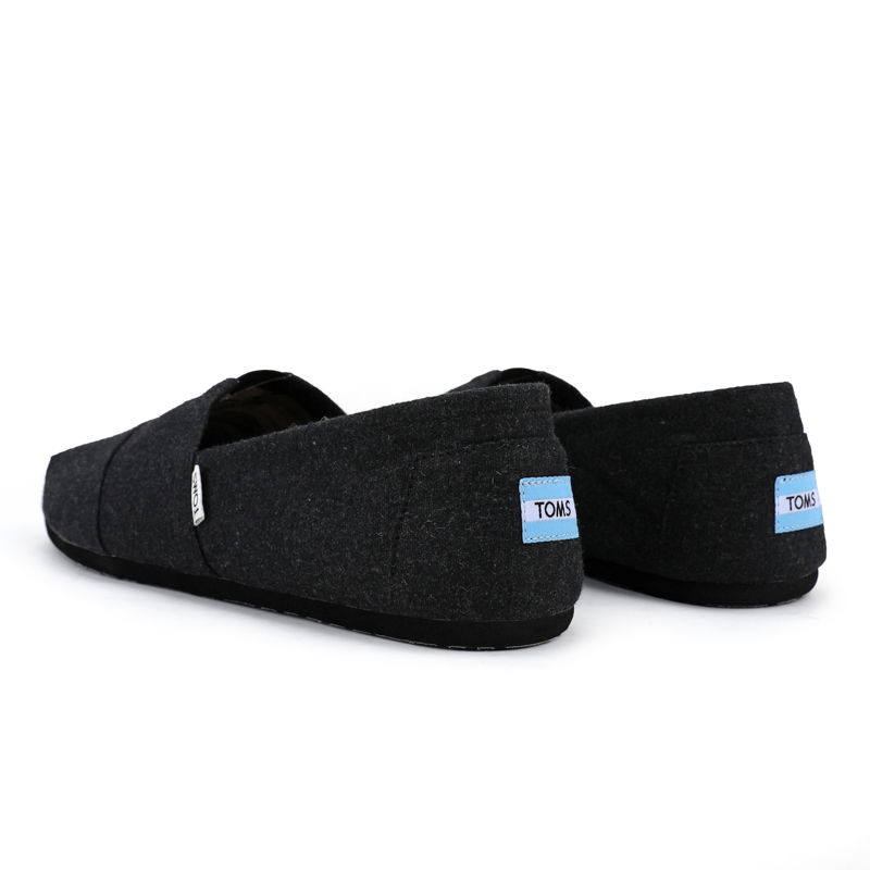 (image for) Toms 台灣绒布黑色法蘭絨經典女款