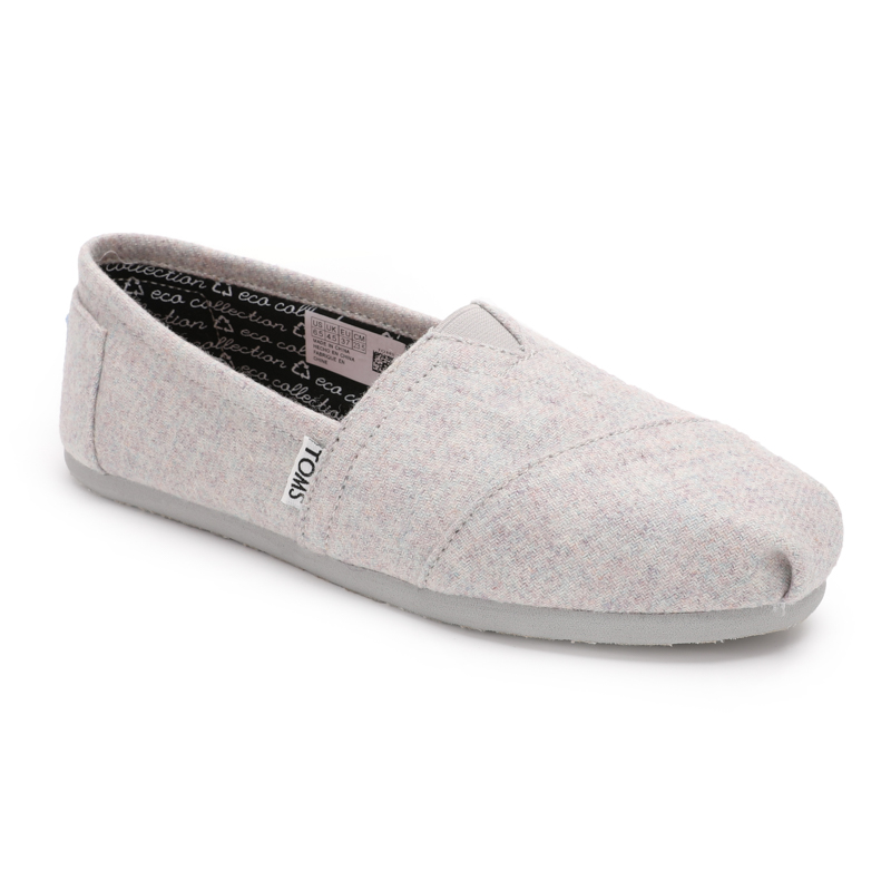 (image for) Toms 台灣绒布灰色法蘭絨經典女款