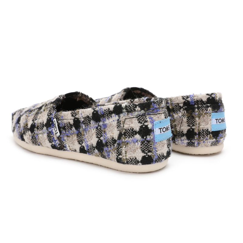 (image for) Toms 台灣绒布藍絨方格經典男款