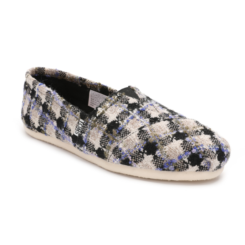 (image for) Toms 台灣绒布藍絨方格經典男款