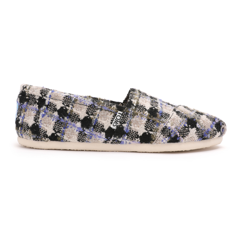 (image for) Toms 台灣绒布藍絨方格經典男款