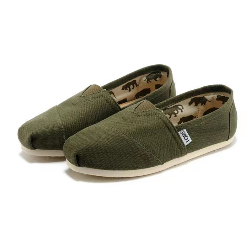 (image for) Toms 台灣帆布軍綠色經典女款