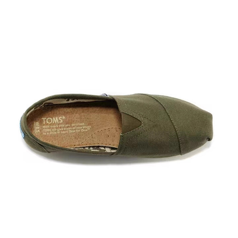 (image for) Toms 台灣帆布軍綠色經典女款