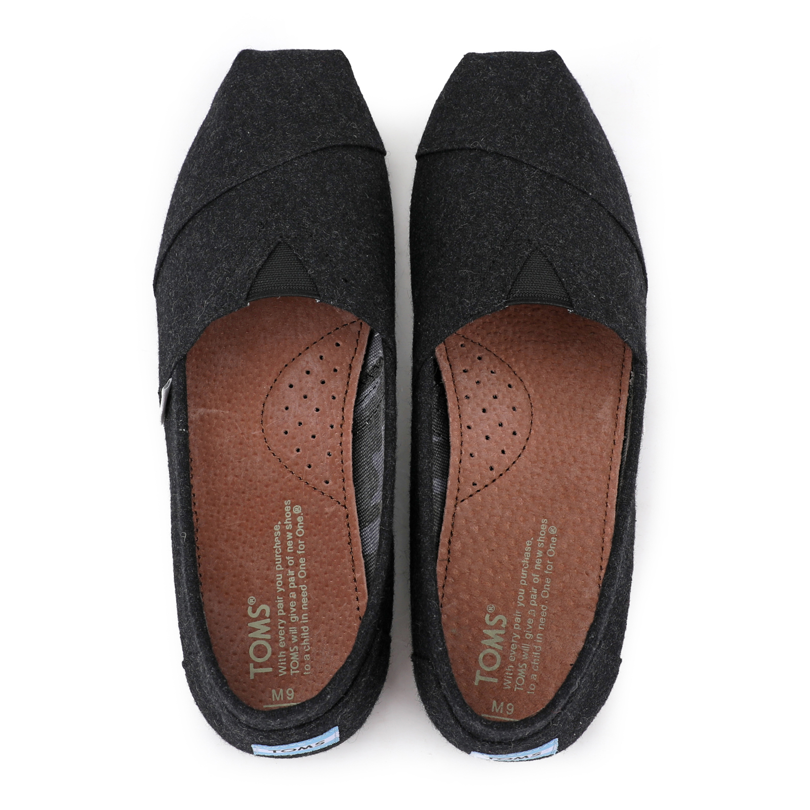 Toms台灣新款黑色法蘭絨男鞋 - 點擊圖片關閉