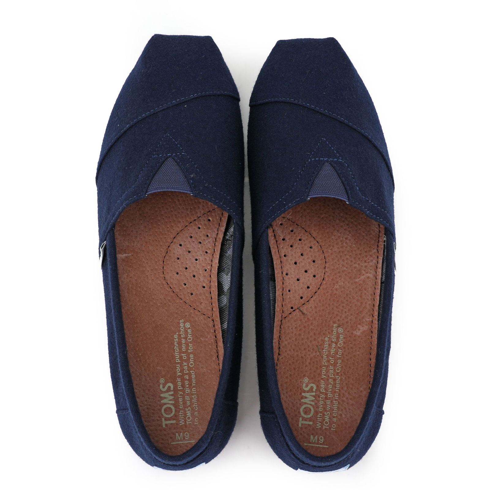 Toms台灣新款藍色法蘭絨男鞋 - 點擊圖片關閉
