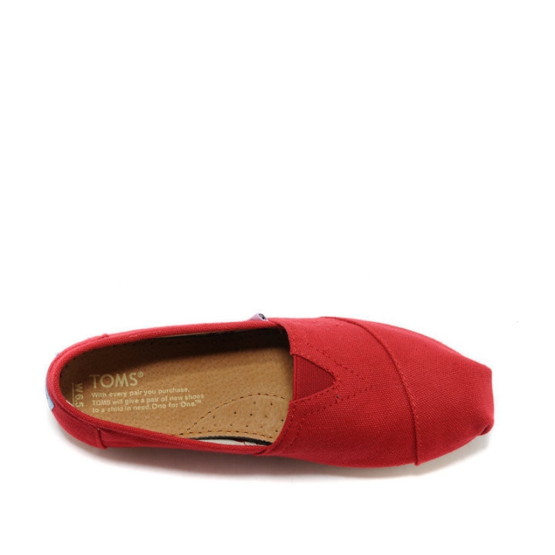 Toms 台灣帆布紅色經典女款