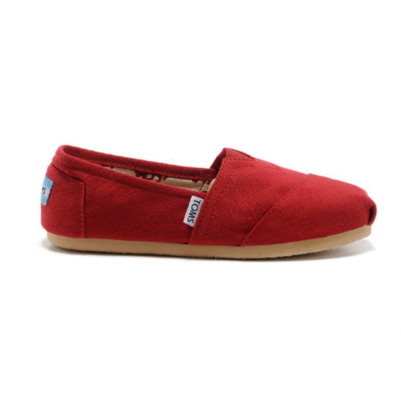 Toms 台灣帆布紅色經典女款