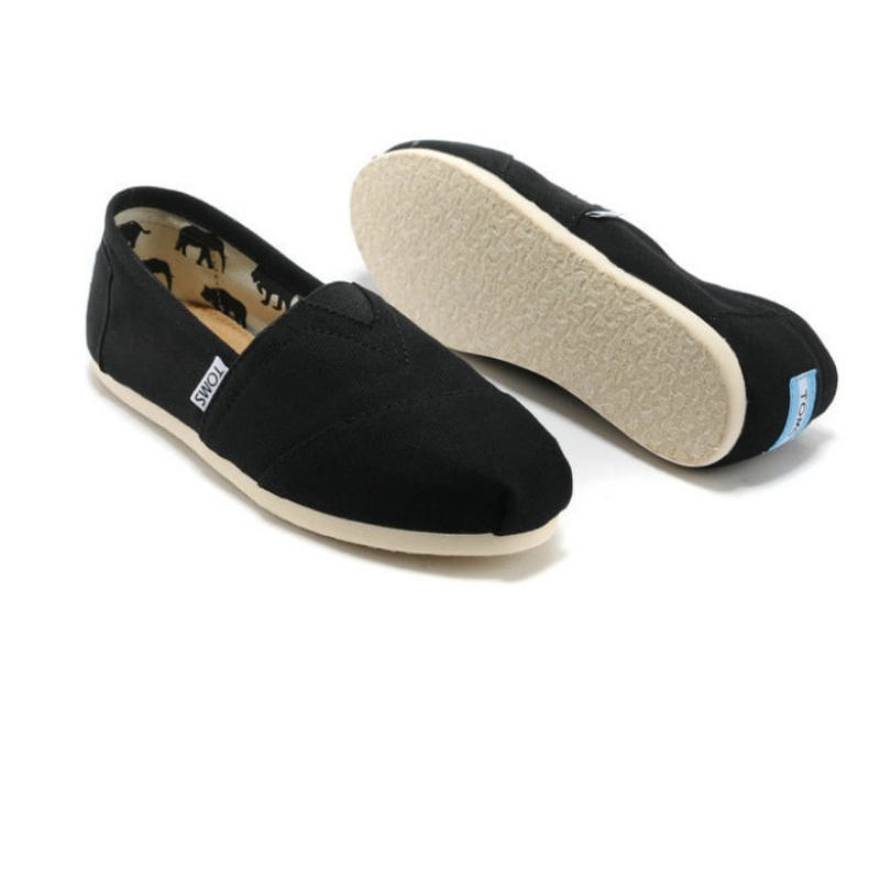 Toms 台灣帆布黑色經典女款