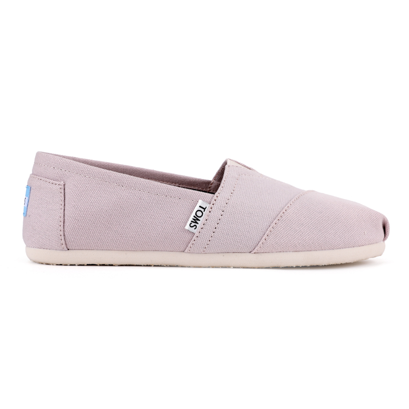 Toms 台灣帆布淺粉色經典女款