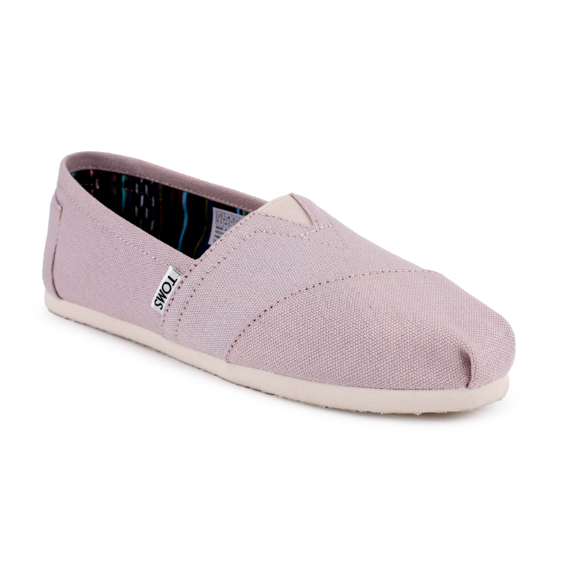 Toms 台灣帆布淺粉色經典女款